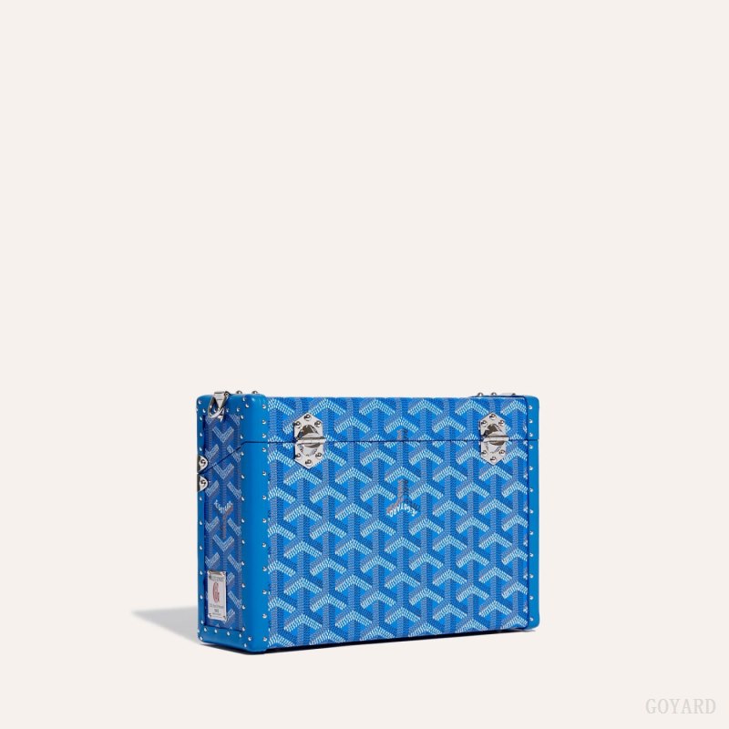 Goyard Cassette Trunk Bag Omuz Çantası Mavi | GY-TEW6267