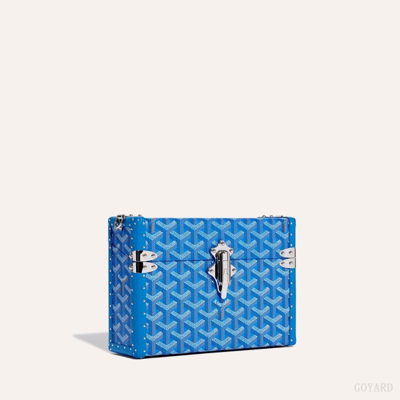 Goyard Cassette Trunk Bag Omuz Çantası Mavi | GY-TEW6267