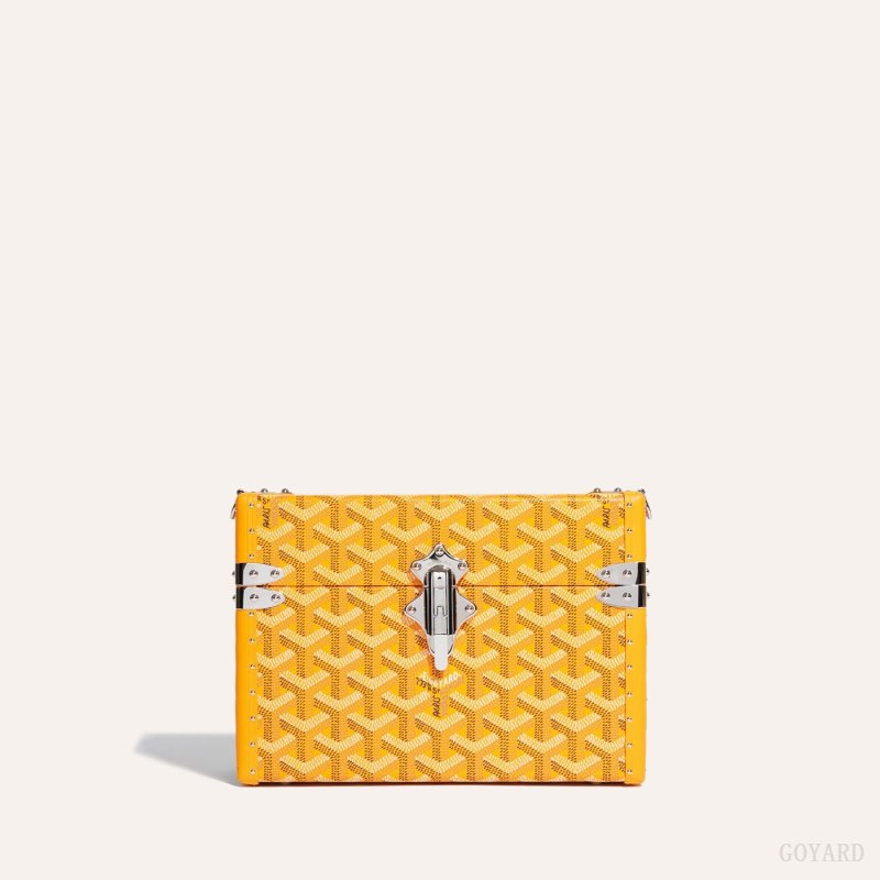 Goyard Cassette Trunk Bag Omuz Çantası Sarı | GY-TYH5212