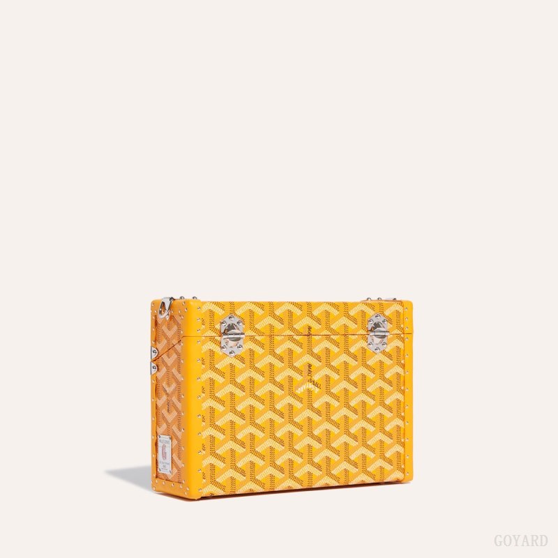 Goyard Cassette Trunk Bag Omuz Çantası Sarı | GY-TYH5212