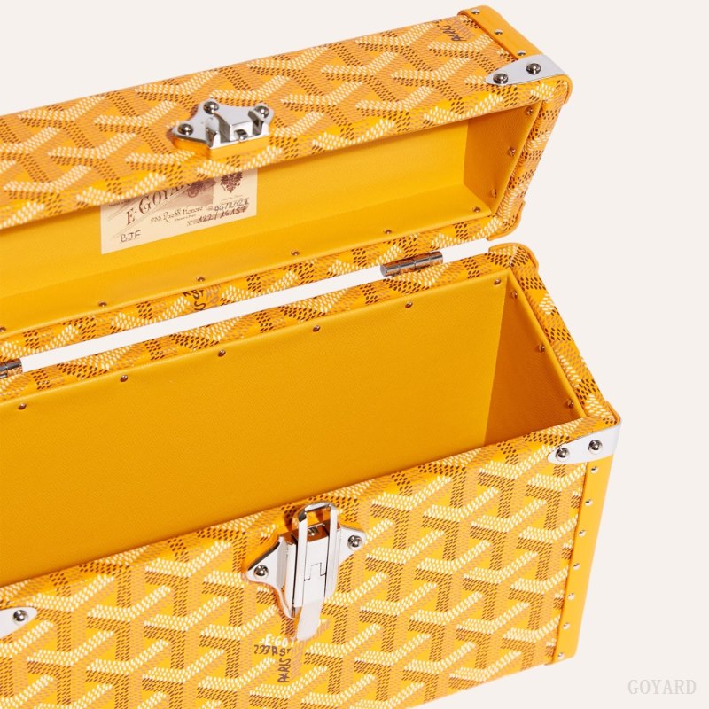 Goyard Cassette Trunk Bag Omuz Çantası Sarı | GY-TYH5212