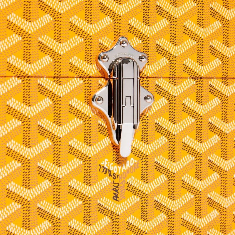 Goyard Cassette Trunk Bag Omuz Çantası Sarı | GY-TYH5212