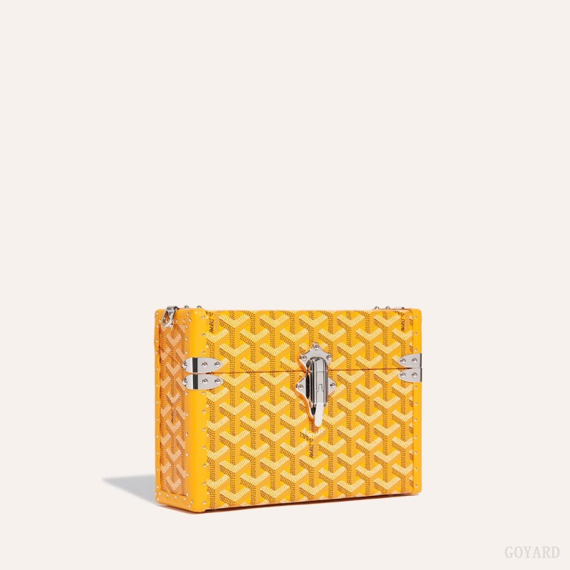Goyard Cassette Trunk Bag Omuz Çantası Sarı | GY-TYH5212