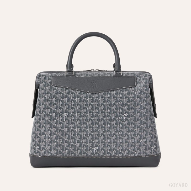 Goyard Cisalpin Document Case Çantası Gri | GY-KJA8224