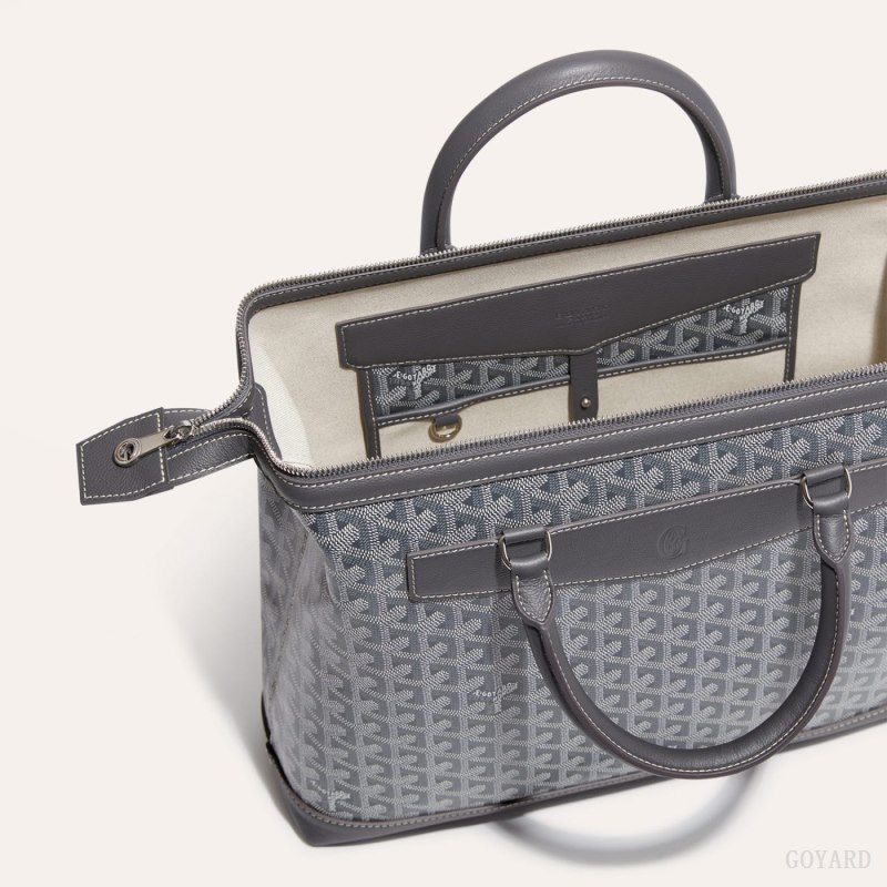 Goyard Cisalpin Document Case Çantası Gri | GY-KJA8224