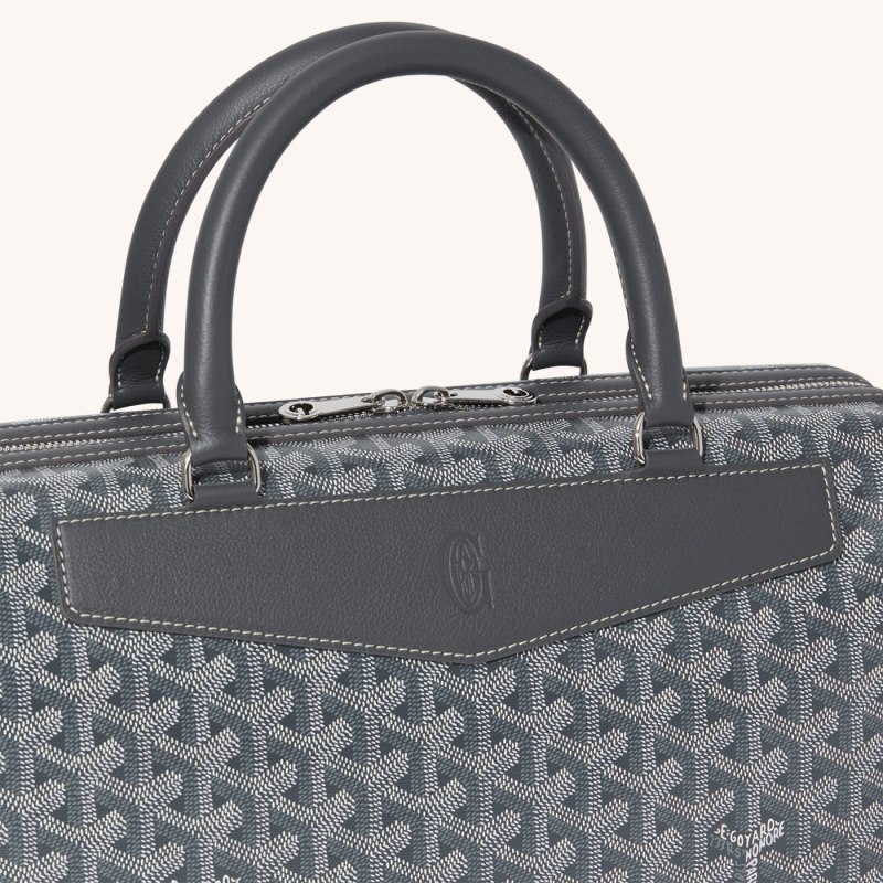 Goyard Cisalpin Document Case Çantası Gri | GY-KJA8224
