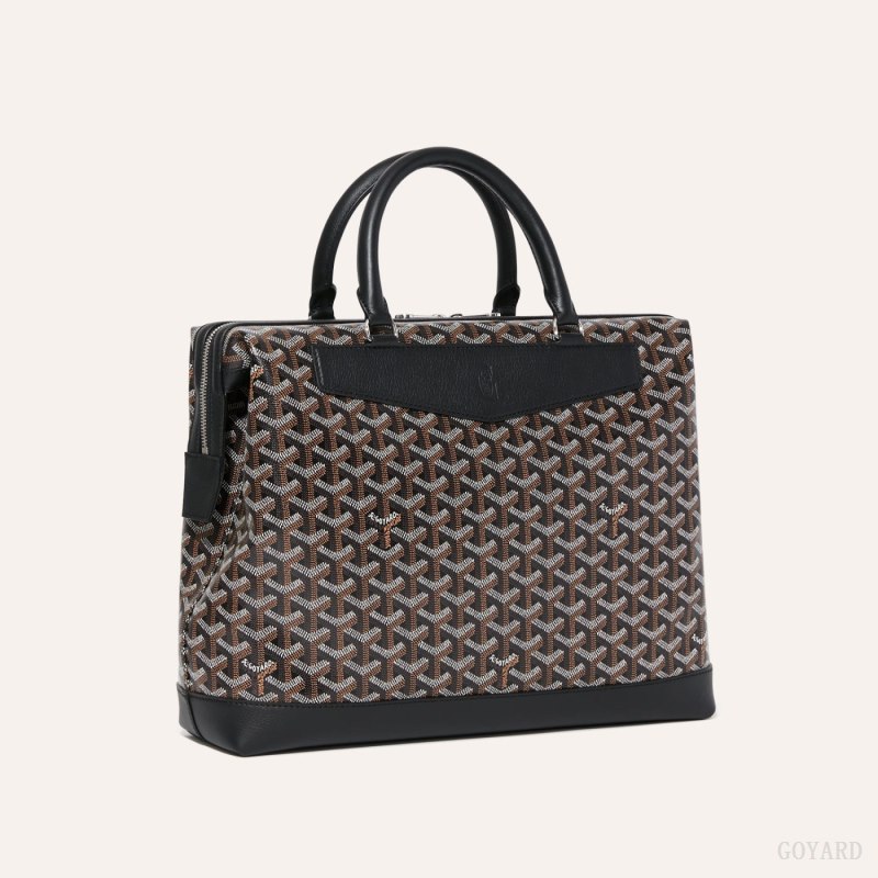 Goyard Cisalpin Document Case Çantası Siyah | GY-FZC7007