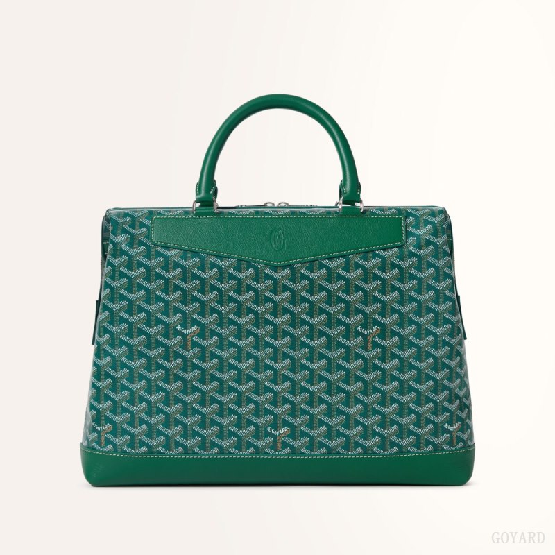 Goyard Cisalpin Document Case Çantası Yeşil | GY-NRQ0733
