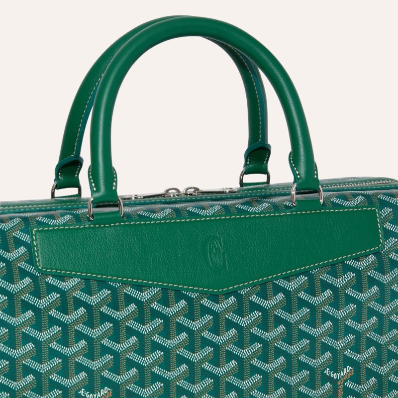 Goyard Cisalpin Document Case Çantası Yeşil | GY-NRQ0733