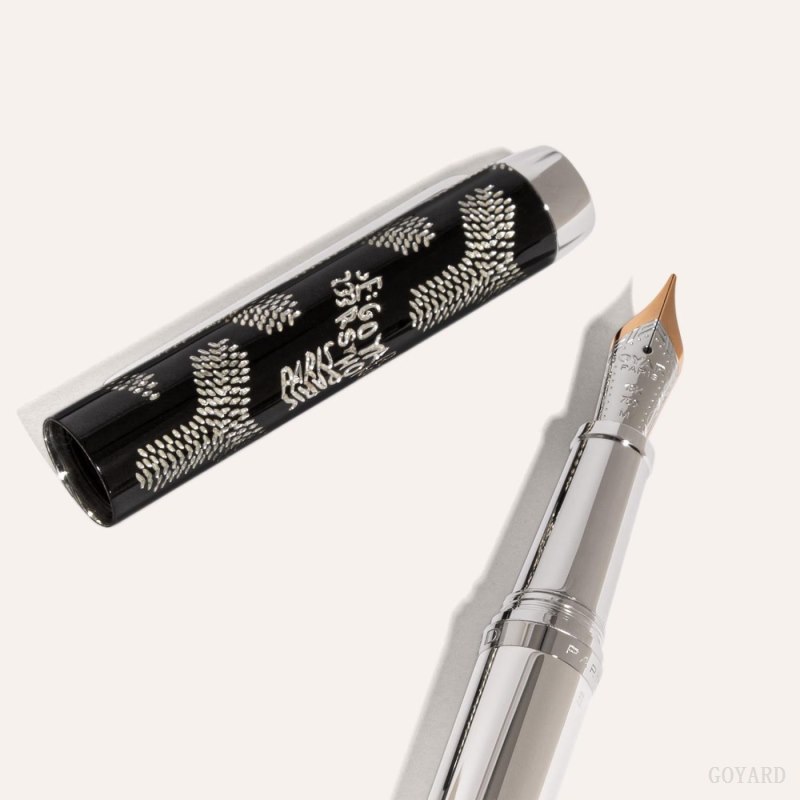 Goyard Clamecy Fountain Pen Aksesuar Siyah | GY-KPT3456