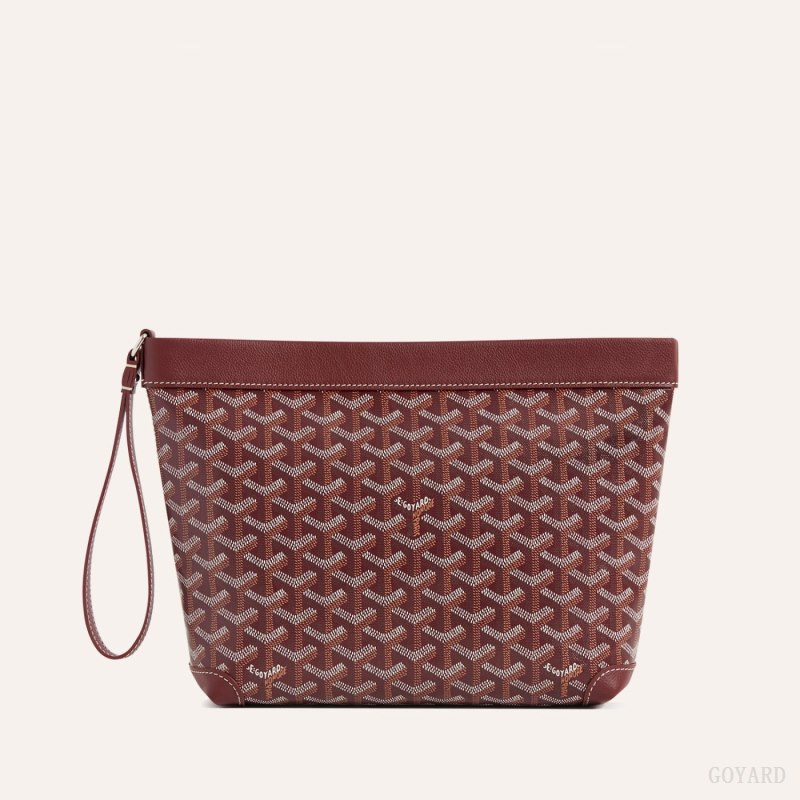 Goyard Conti pouch Kese Çanta Bordo | GY-UQZ1487