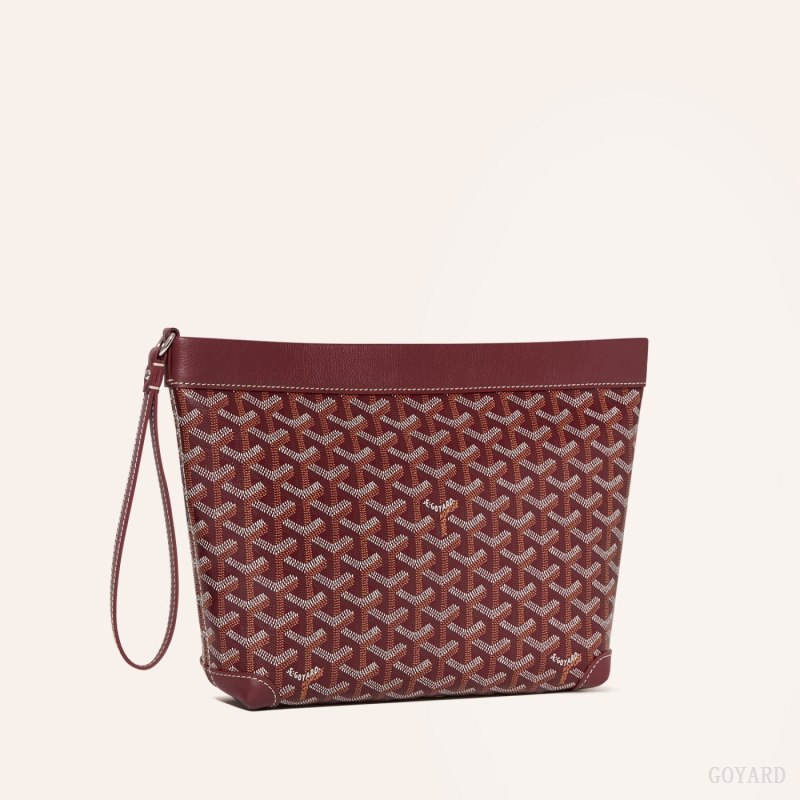 Goyard Conti pouch Kese Çanta Bordo | GY-UQZ1487