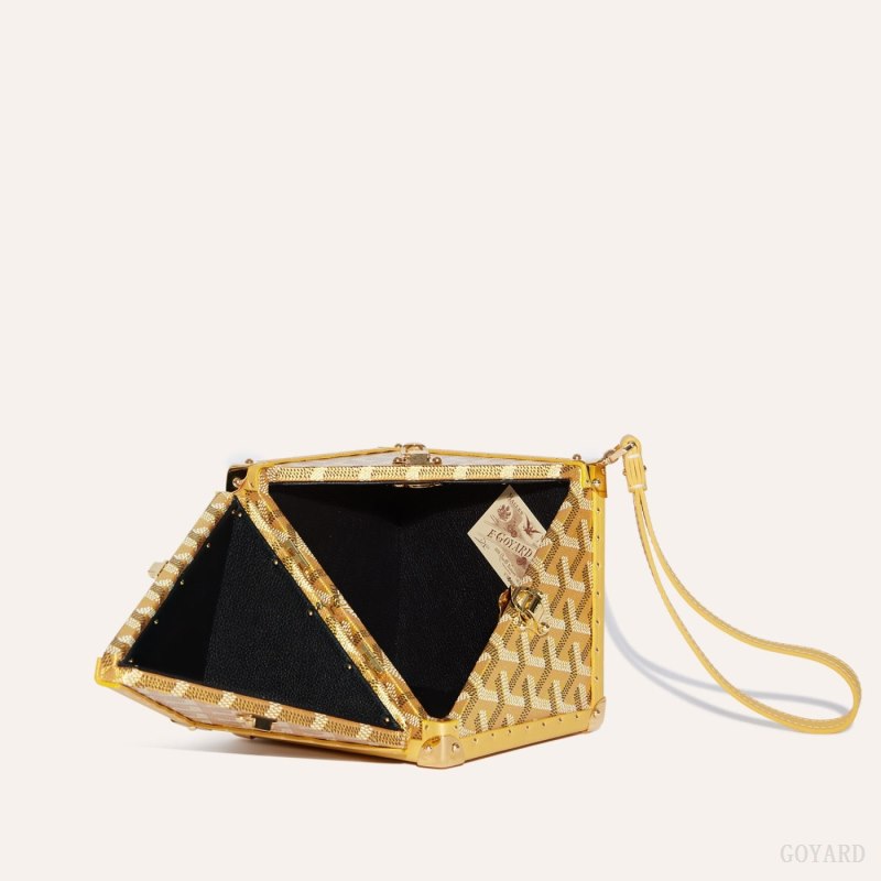 Goyard Dé Trunk Bag Bagaj Çantası Altın | GY-LJH4050