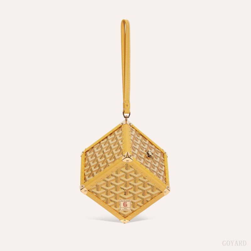 Goyard Dé Trunk Bag Bagaj Çantası Altın | GY-LJH4050