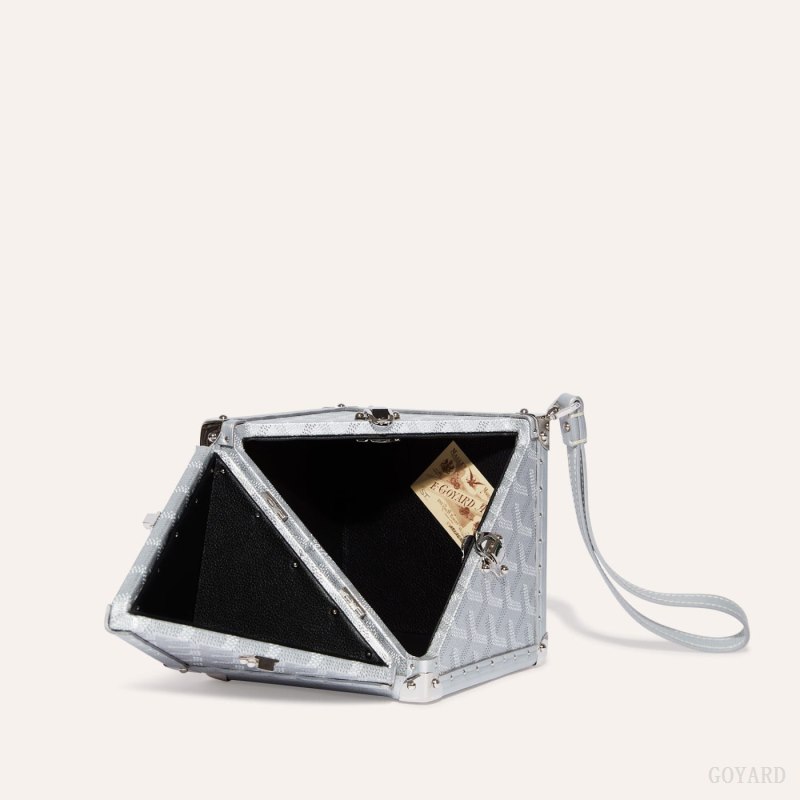 Goyard Dé Trunk Bag Bagaj Çantası Gümüş | GY-UGB7888