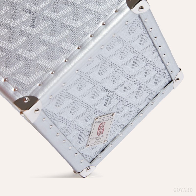 Goyard Dé Trunk Bag Bagaj Çantası Gümüş | GY-UGB7888