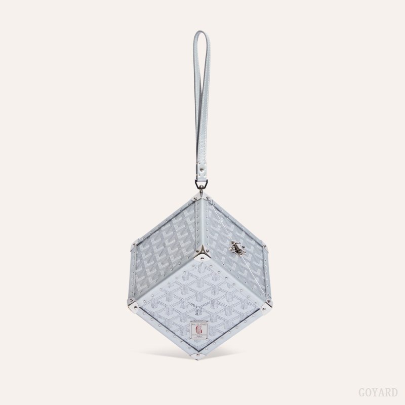 Goyard Dé Trunk Bag Bagaj Çantası Gümüş | GY-UGB7888