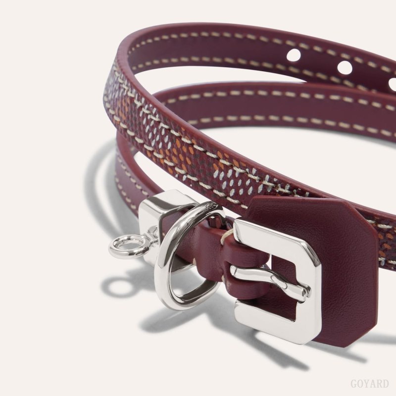 Goyard EDMOND BRACELET Bilezik Bordo | GY-TTA6530