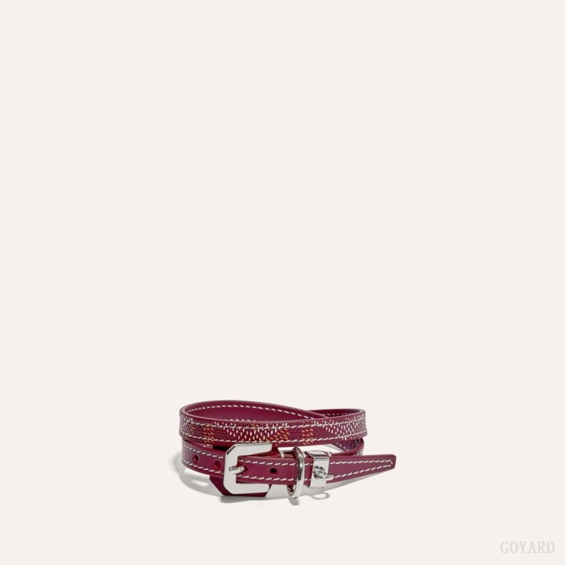 Goyard EDMOND BRACELET Bilezik Bordo | GY-TTA6530