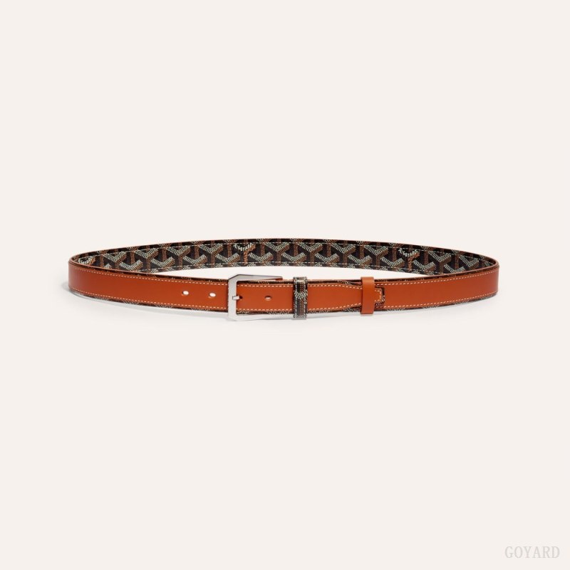 Goyard FREGATE BELT Kemer Siyah Kahverengi | GY-YMC1765