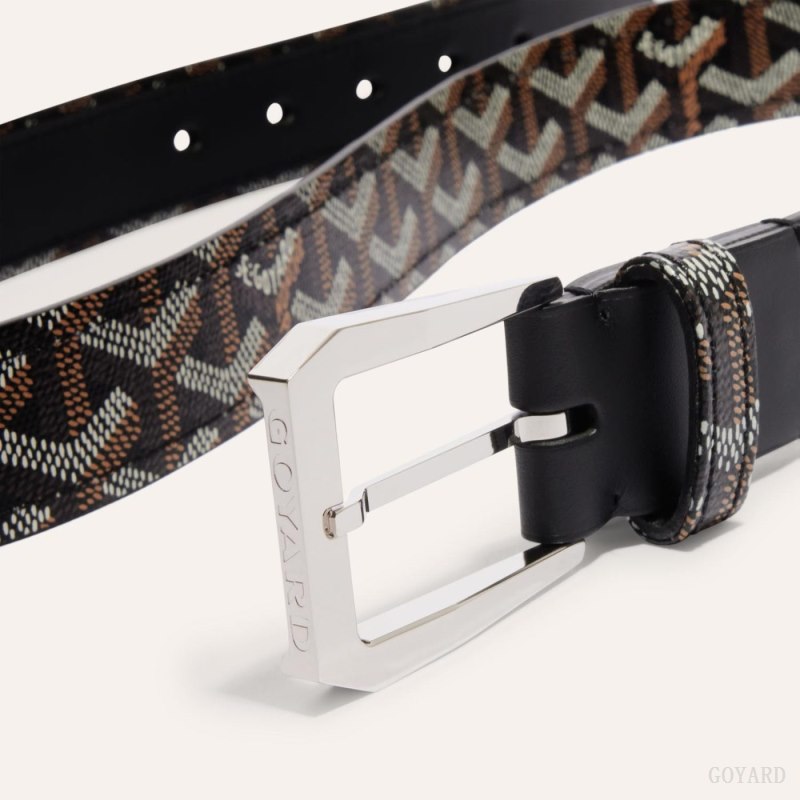 Goyard FREGATE BELT Kemer Siyah | GY-CHB3289