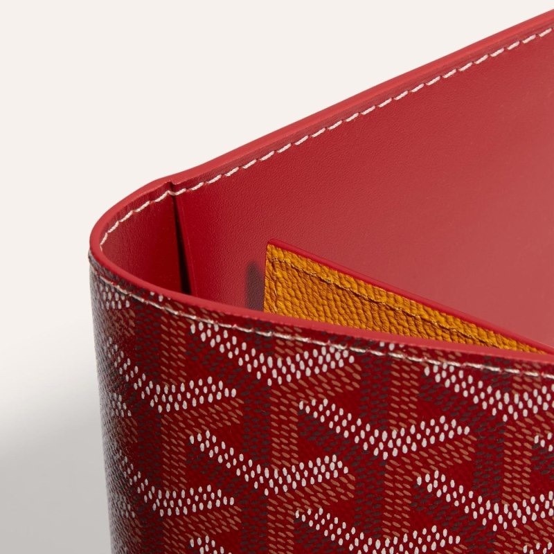 Goyard GRENELLE PASSPORT COVER Pasaport Sahibi Kırmızı | GY-LBY5140