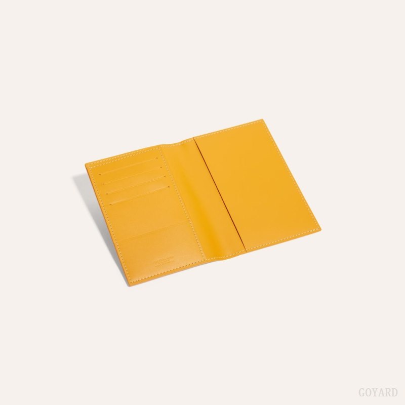 Goyard GRENELLE PASSPORT COVER Pasaport Sahibi Sarı | GY-CWY7249