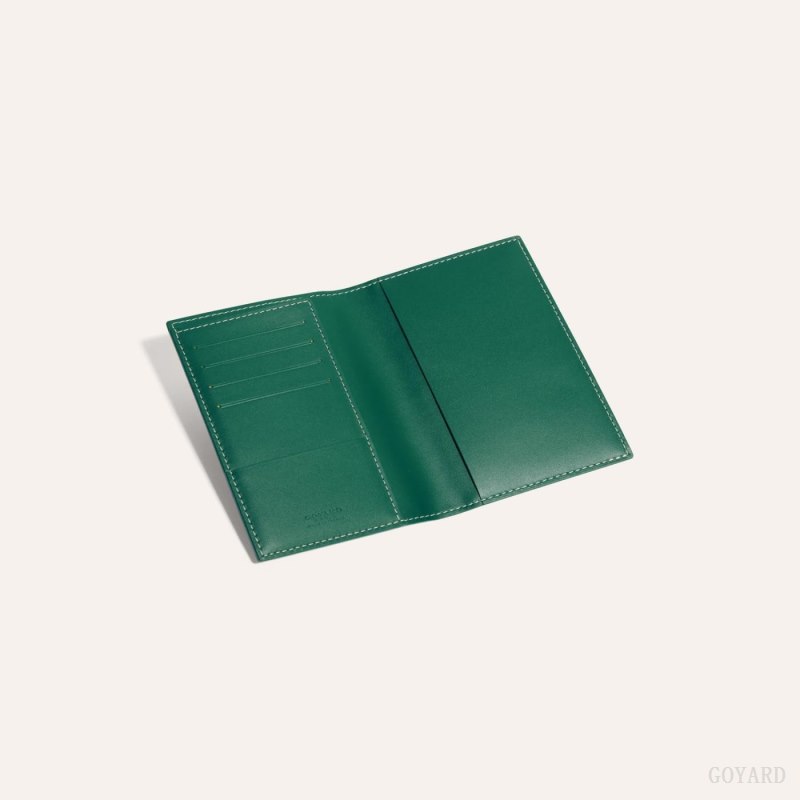 Goyard GRENELLE PASSPORT COVER Pasaport Sahibi Yeşil | GY-NIH4706