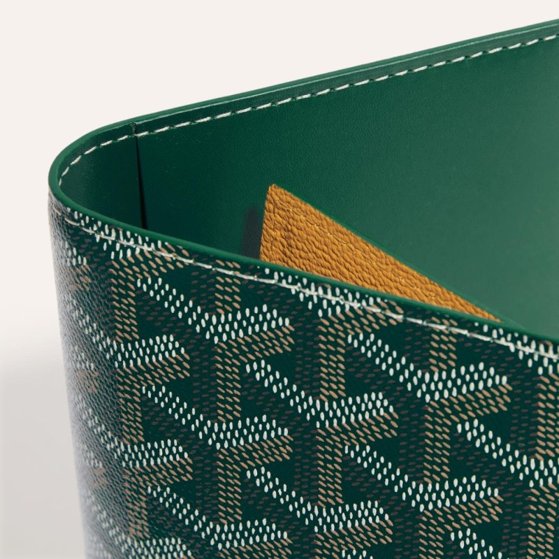 Goyard GRENELLE PASSPORT COVER Pasaport Sahibi Yeşil | GY-NIH4706