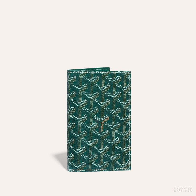 Goyard GRENELLE PASSPORT COVER Pasaport Sahibi Yeşil | GY-NIH4706