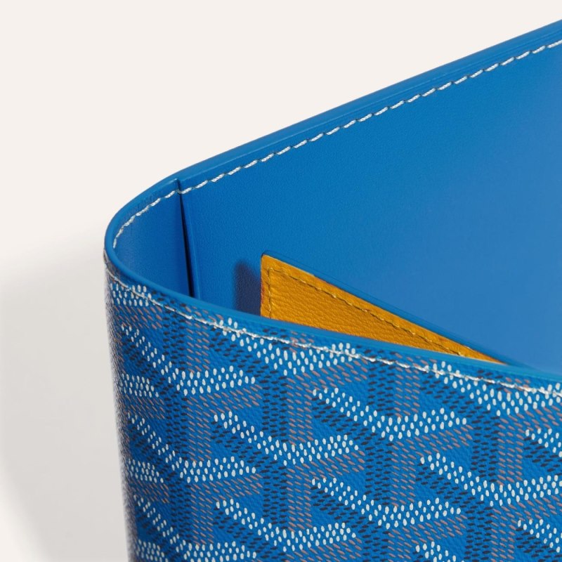 Goyard GRENELLE PASSPORT COVER Pasaport Sahibi Mavi | GY-LBQ0511