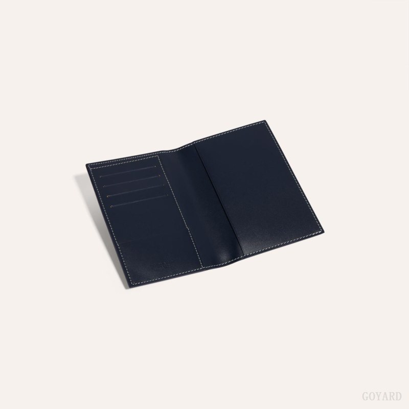 Goyard GRENELLE PASSPORT COVER Pasaport Sahibi Lacivert Mavi | GY-MZH4947