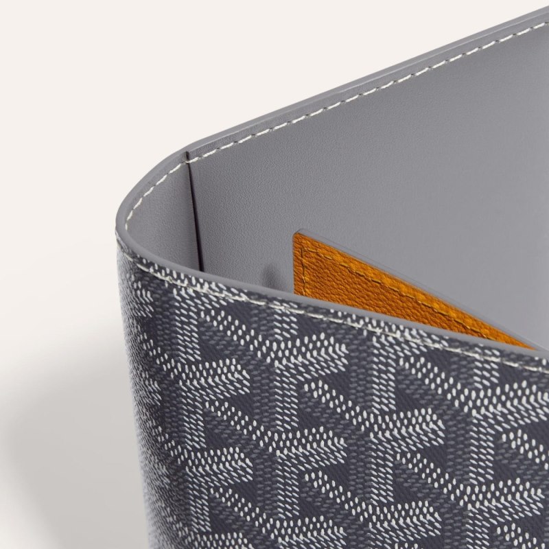 Goyard GRENELLE PASSPORT COVER Pasaport Sahibi Gri | GY-YCO5380