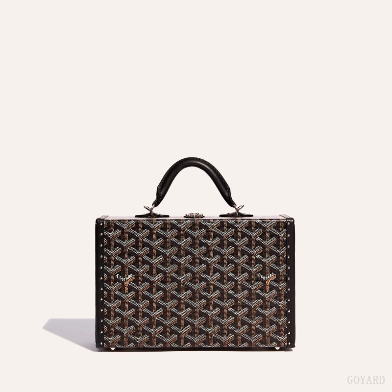 Goyard Grand Hôtel Trunk Bag Omuz Çantası Siyah | GY-NED3045