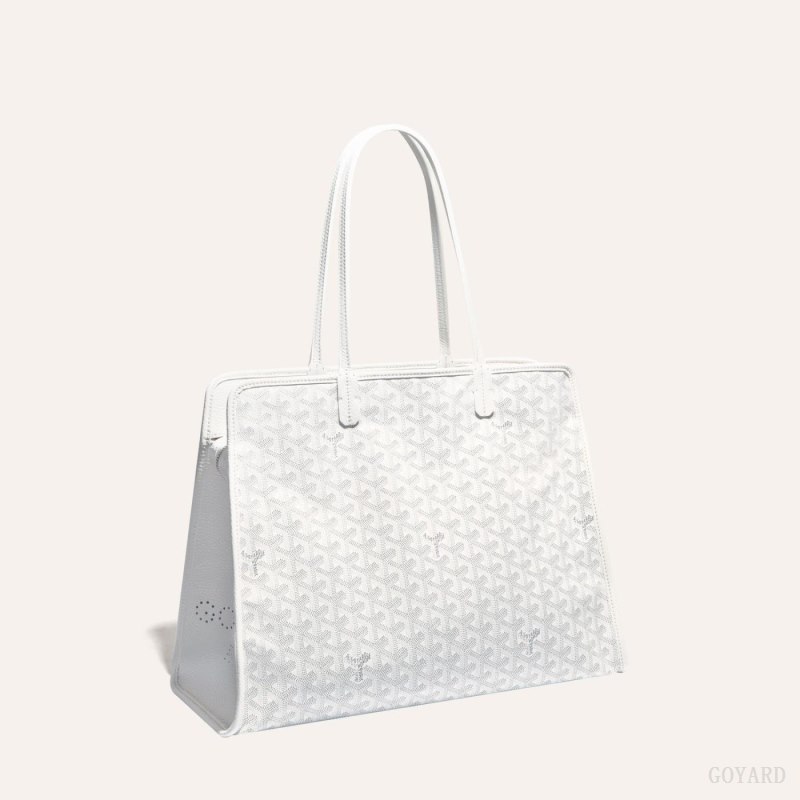 Goyard HARDY PM BAG Tote Çanta Beyaz | GY-APM6253