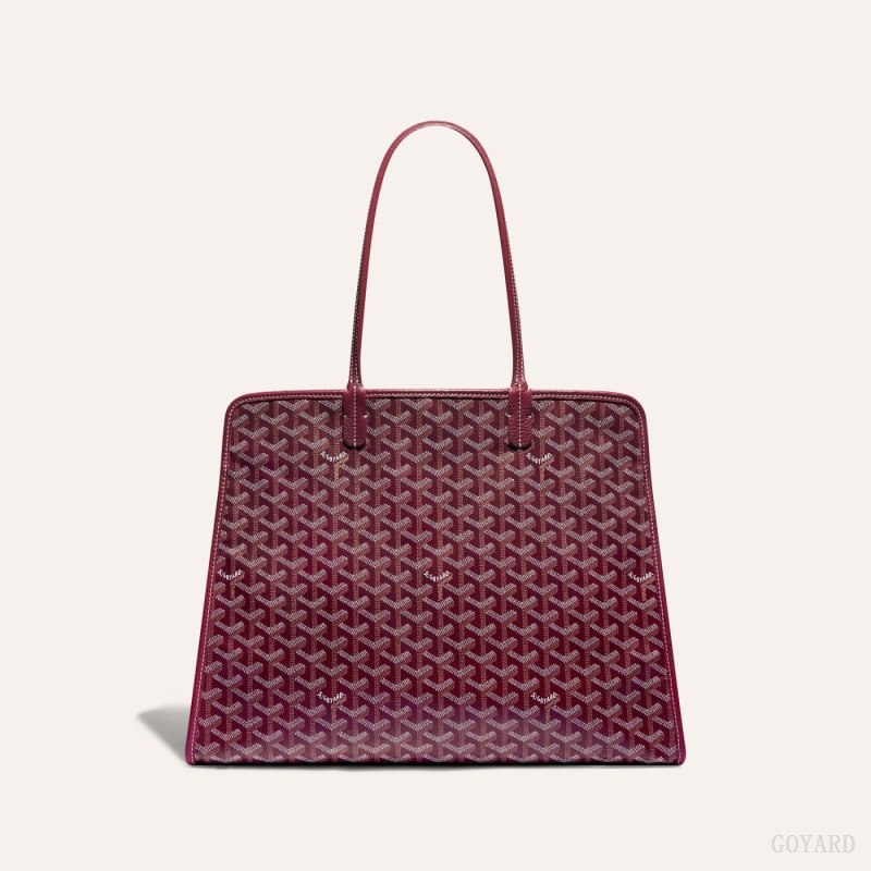 Goyard HARDY PM BAG Tote Çanta Bordo | GY-VWE4417