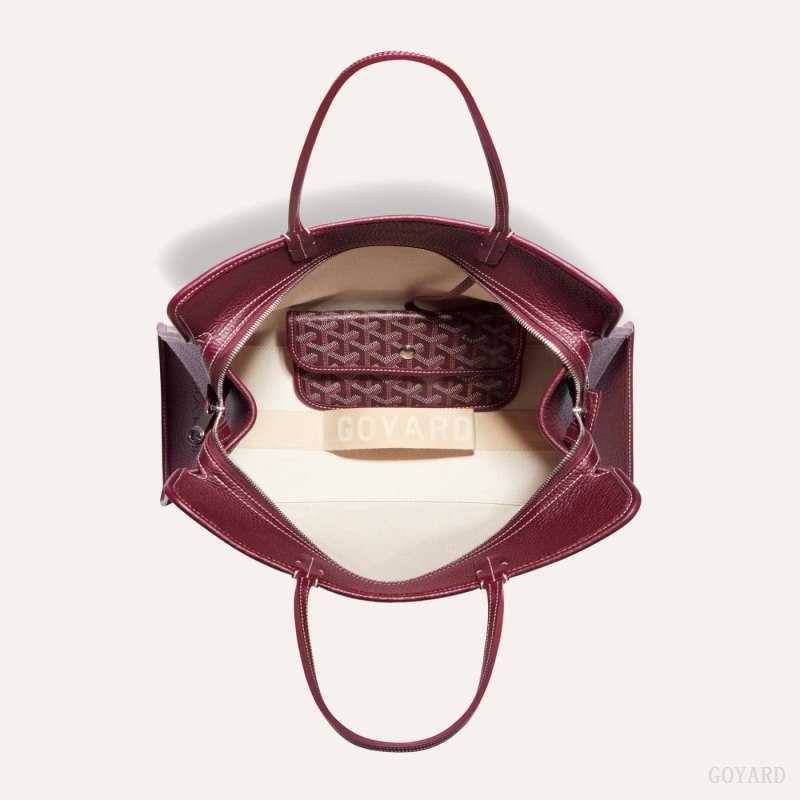 Goyard HARDY PM BAG Tote Çanta Bordo | GY-VWE4417