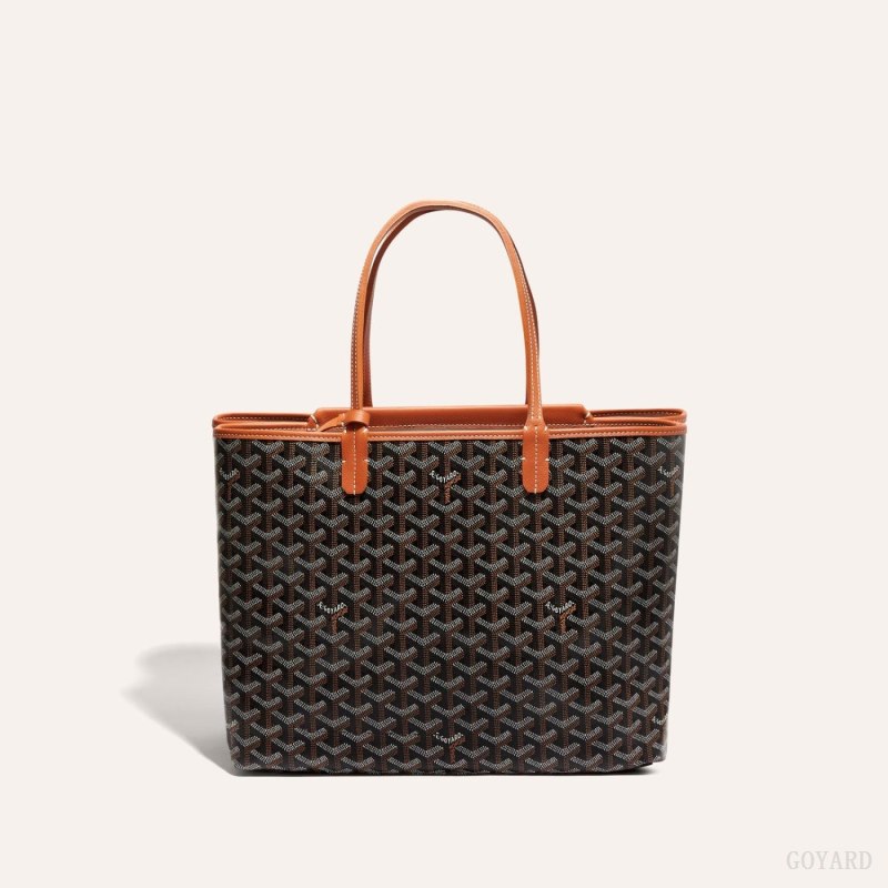 Goyard ISABELLE BAG El Çantası Siyah Kahverengi | GY-CSM6254