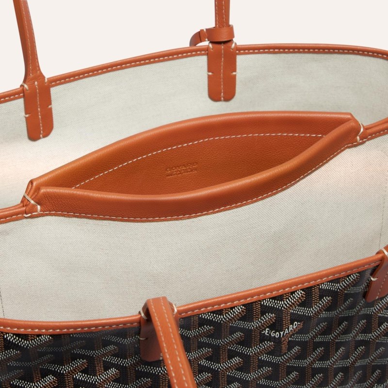 Goyard ISABELLE BAG El Çantası Siyah Kahverengi | GY-CSM6254