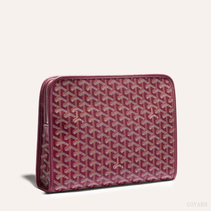 Goyard JOUVENCE GM TOILET BAG Aksesuar Bordo | GY-KRL6120