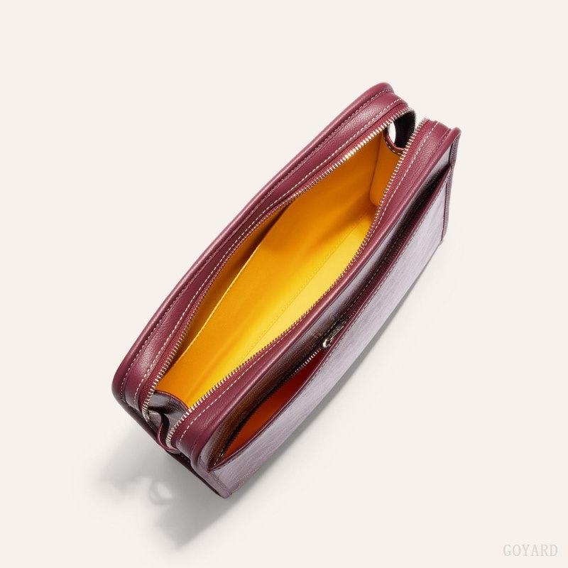 Goyard JOUVENCE GM TOILET BAG Aksesuar Bordo | GY-KRL6120
