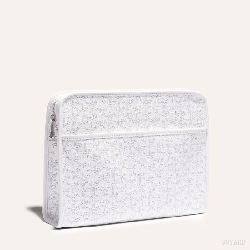 Goyard JOUVENCE GM TOILET BAG Aksesuar Beyaz | GY-TUB7030