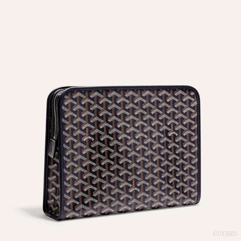 Goyard JOUVENCE GM TOILET BAG Aksesuar Lacivert Mavi | GY-OFO8768