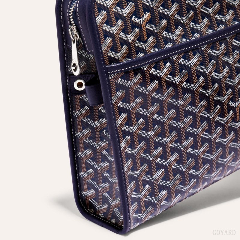 Goyard JOUVENCE GM TOILET BAG Aksesuar Lacivert Mavi | GY-OFO8768