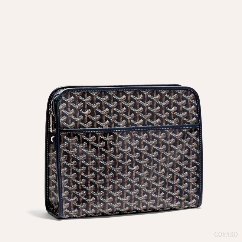 Goyard JOUVENCE GM TOILET BAG Aksesuar Lacivert Mavi | GY-OFO8768