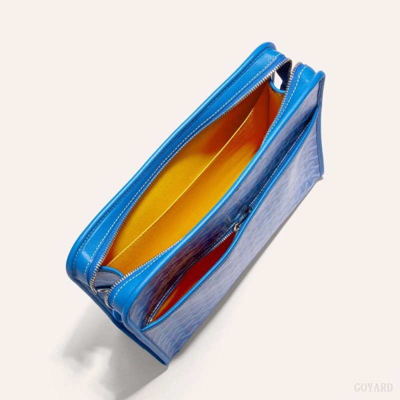 Goyard JOUVENCE GM TOILET BAG Aksesuar Mavi | GY-WEF8251