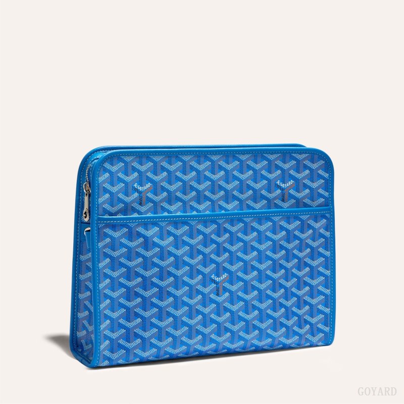 Goyard JOUVENCE GM TOILET BAG Aksesuar Mavi | GY-WEF8251