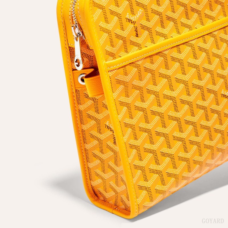 Goyard JOUVENCE GM TOILET BAG Aksesuar Sarı | GY-ZED4808