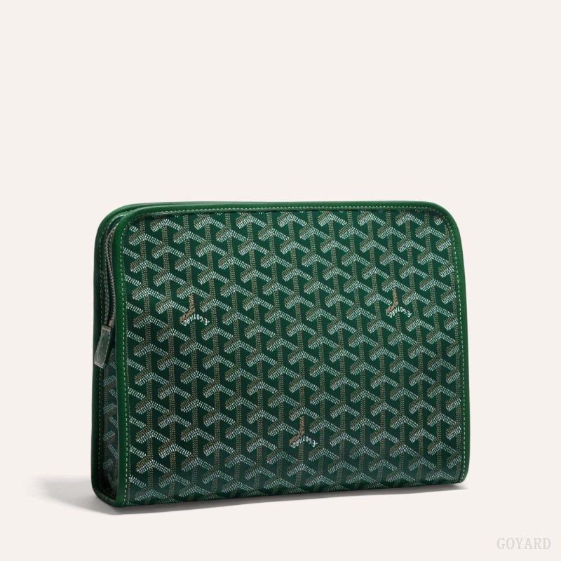 Goyard JOUVENCE GM TOILET BAG Aksesuar Yeşil | GY-PWC7215