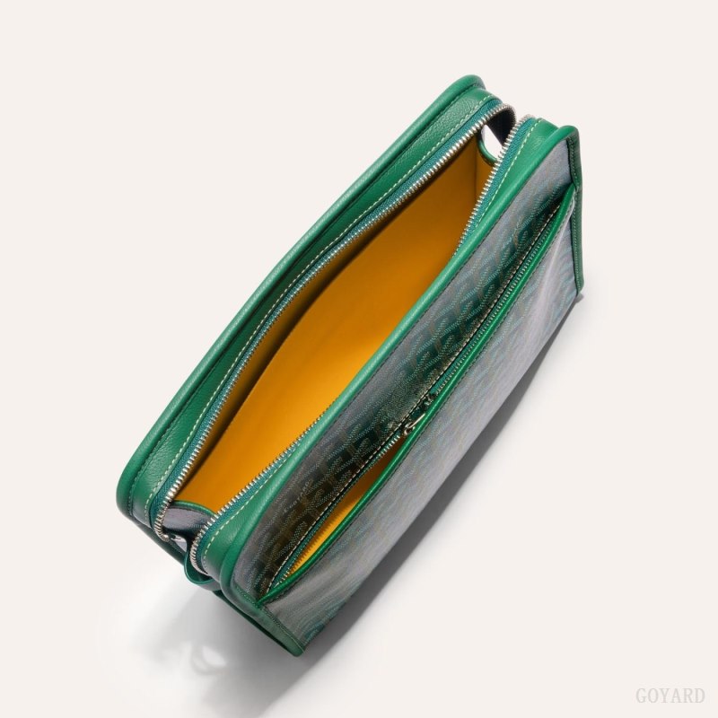 Goyard JOUVENCE GM TOILET BAG Aksesuar Yeşil | GY-PWC7215